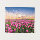 花 | Tulips South Holland,オランダ タペストリー (正面(横))