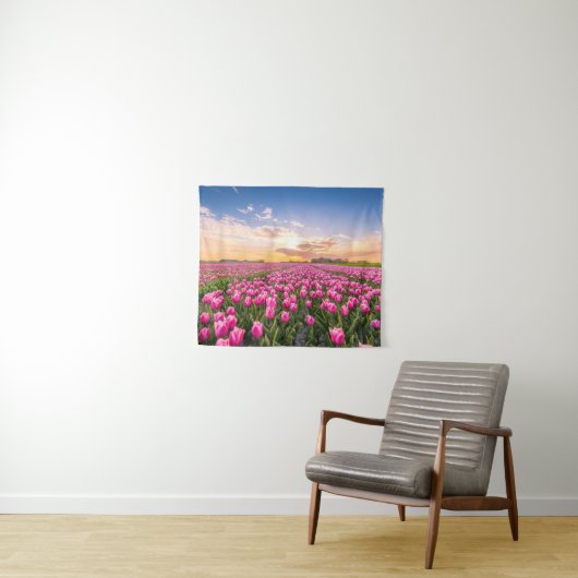 花 | Tulips South Holland,オランダ タペストリー (インサイチュ(横))