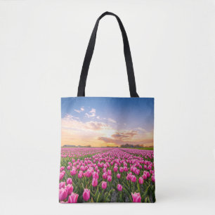 花   Tulips South Holland,オランダ トートバッグ