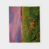 花 | Wildflower Field雪をかぶった山々 タペストリー (正面)