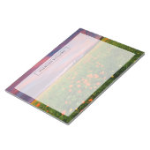 花 | Wildflower Field雪をかぶった山々 ノートパッド (アングル)