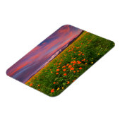 花 | Wildflower Field雪をかぶった山々 マグネット (左側)