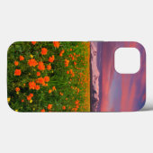 花 | Wildflower Field雪をかぶった山々 Case-Mate iPhoneケース (裏面 (横))
