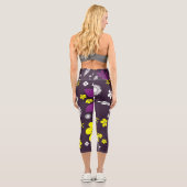 花 | Zazzle_Growshop. カプリレギンス (裏面)
