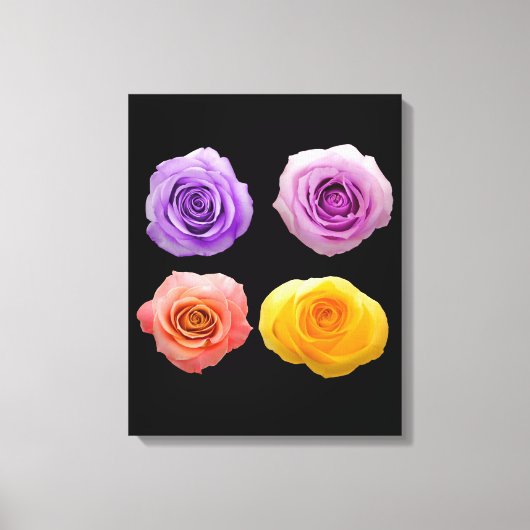 花 | Zazzle_Growshop。 キャンバスプリント (正面)