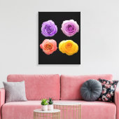 花 | Zazzle_Growshop。 キャンバスプリント (インサイチュ (リビング))