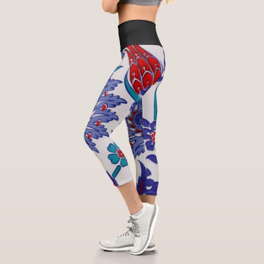 花 | Zazzle_Growstore カプリレギンス (左)