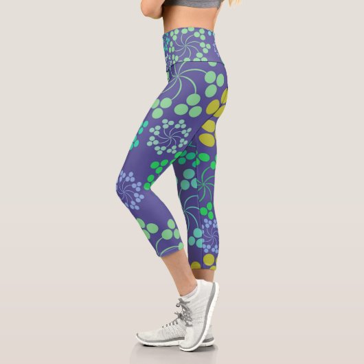 花 | Zazzle_Growstore カプリレギンス (左)