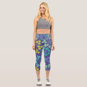 花 | Zazzle_Growstore カプリレギンス (正面)