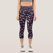 花 | Zazzle_Growstore カプリレギンス (正面)