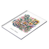 *~*花AP85顕示現25を受け取る ノートブック (左側)