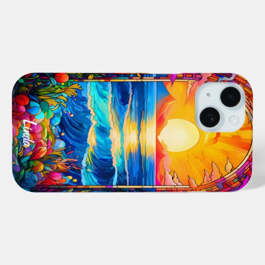 花Arch Case-Mate iPhoneケース (裏面 (横))