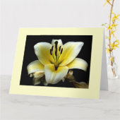 花Big Greeting Card カード (黄色い花)