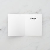 花BWグリーティングカード カード (内部)