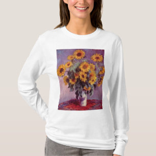 花byクロード・モネ・シャツ tシャツ