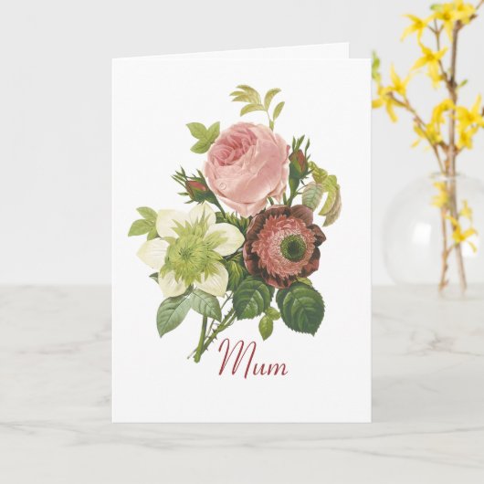 花CC0109母の日 カード (黄色い花)