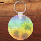 花Flowers n Feather Keychain キーホルダー (正面)