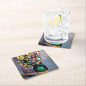 花in花瓶(セザンヌ) スクエアペーパーコースター (インサイチュ)