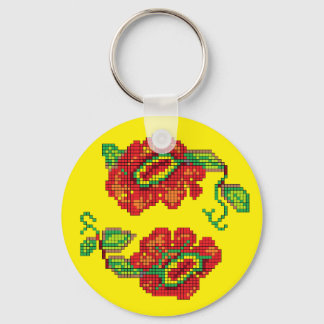 花My Belle II - Yellow Bkg キーホルダー