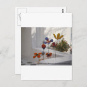 花Mykonos、ギリシャ ポストカード (正面/裏面)