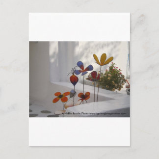 花Mykonos、ギリシャ ポストカード