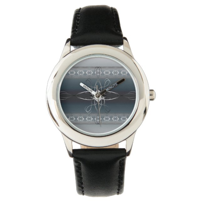 花nつる植物 腕時計 (正面)