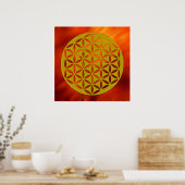 花OFライフ2 -金ゴールドパンチ ポスター (キッチン)