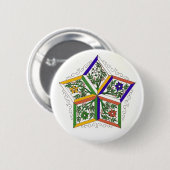 花PinのPenta星 缶バッジ (正面&裏面)