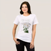 花Tシャツ トライブレンドＴシャツ (正面全面)