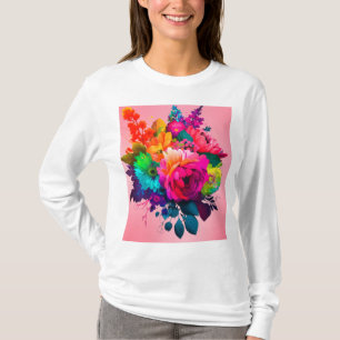 花Tシャツ Tシャツ