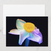 花UVフォトグリーティ空白のングカード (正面/裏面)
