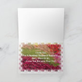 花VeryColorful1、私はあなたを愛している！ カード (内部)