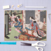 芳年による越田宮での宴会 薄葉紙 (クラフト)