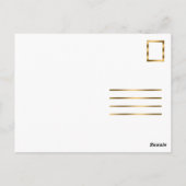 芳年32型猫と暮らす女性の姿 ポストカード (裏面)