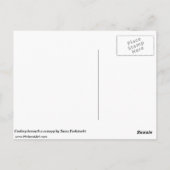 芳年、大磯の天蓋の下で涼しく ポストカード (裏面)