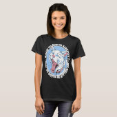芳香を放つ叫ぶ猫 Tシャツ (正面フル)