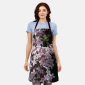 芳香性薄紫エプロン エプロン (着用した状態)