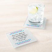 芸が乱れる ガラスコースター (アングル)