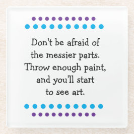 芸が乱れる ガラスコースター