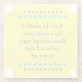 芸が乱れる ガラスコースター (裏面)