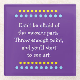 芸が乱れる ガラスコースター