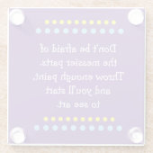 芸が乱れる ガラスコースター (裏面)