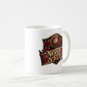 芸に酒を飲む コーヒーマグカップ (正面右)