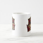 芸に酒を飲む コーヒーマグカップ (中央)