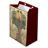 芸ビクトリアン芸の花 ミディアムペーパーバッグ (正面アングル)