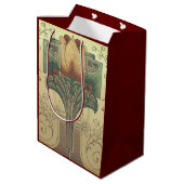 芸ビクトリアン芸の花 ミディアムペーパーバッグ (裏面アングル)