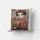 芸ポップ・アートの者 クッション (裏面)