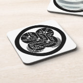 芸州の羽 コースター (左側)