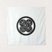 芸州鷹の羽 タペストリー (正面)