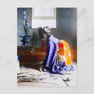 芸者で花を咲かせるヴィンテージ旧日本 ポストカード